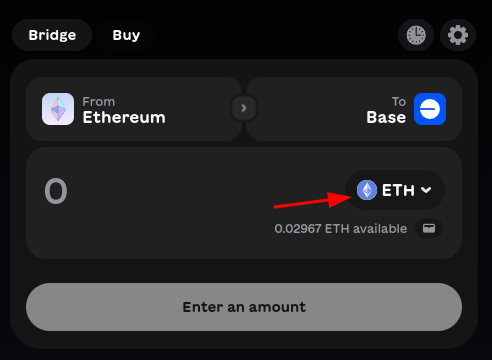 Token selector